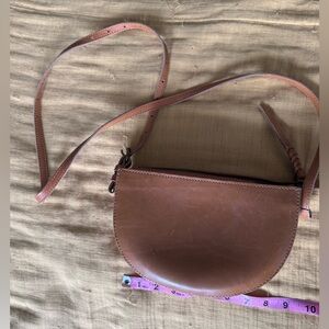 Madewell Brown Leather Crossbody Bag